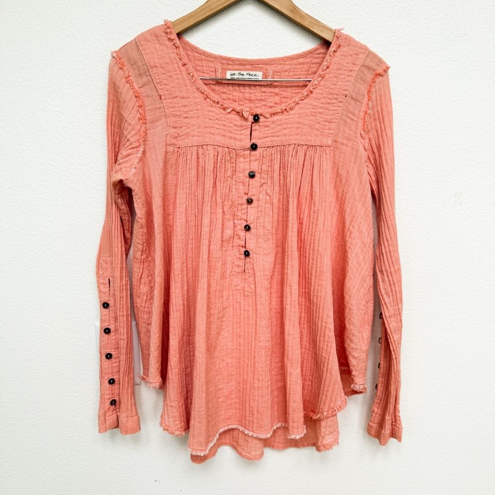 Free People We The Free Boho Blouse Size S